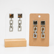 Lionfish chainlink earrings in pelvic and pectoral fins