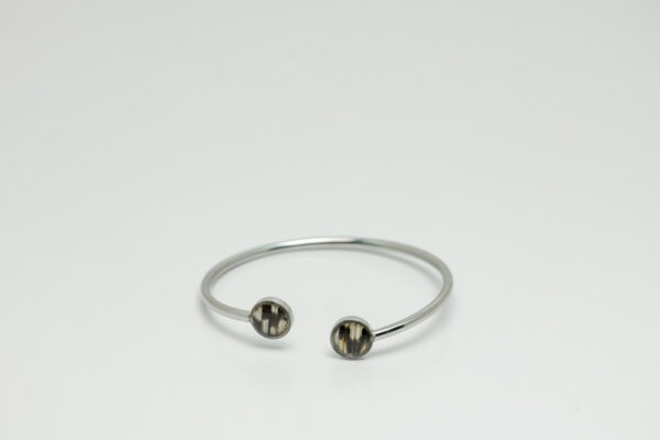 Double Silver Pendant Cuff