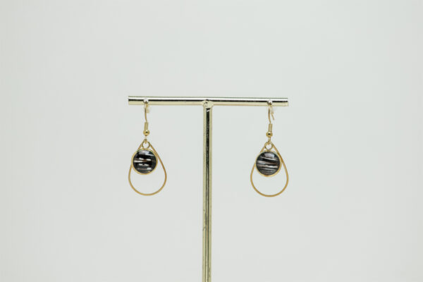 Small Golden Teardrop Earrings