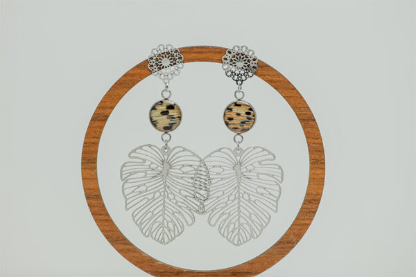Monstera Leaf Mandala Drops